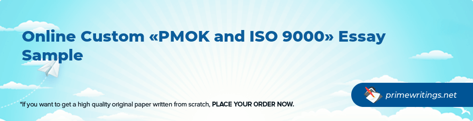 PMOK and ISO 9000